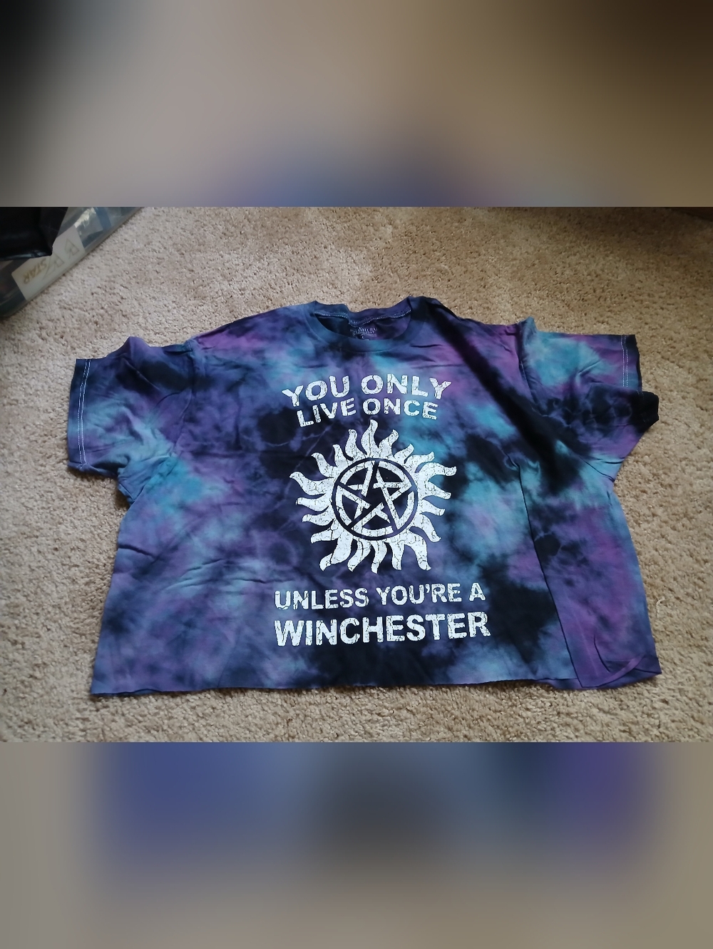 Supernatural Tie-Dye Crop Top